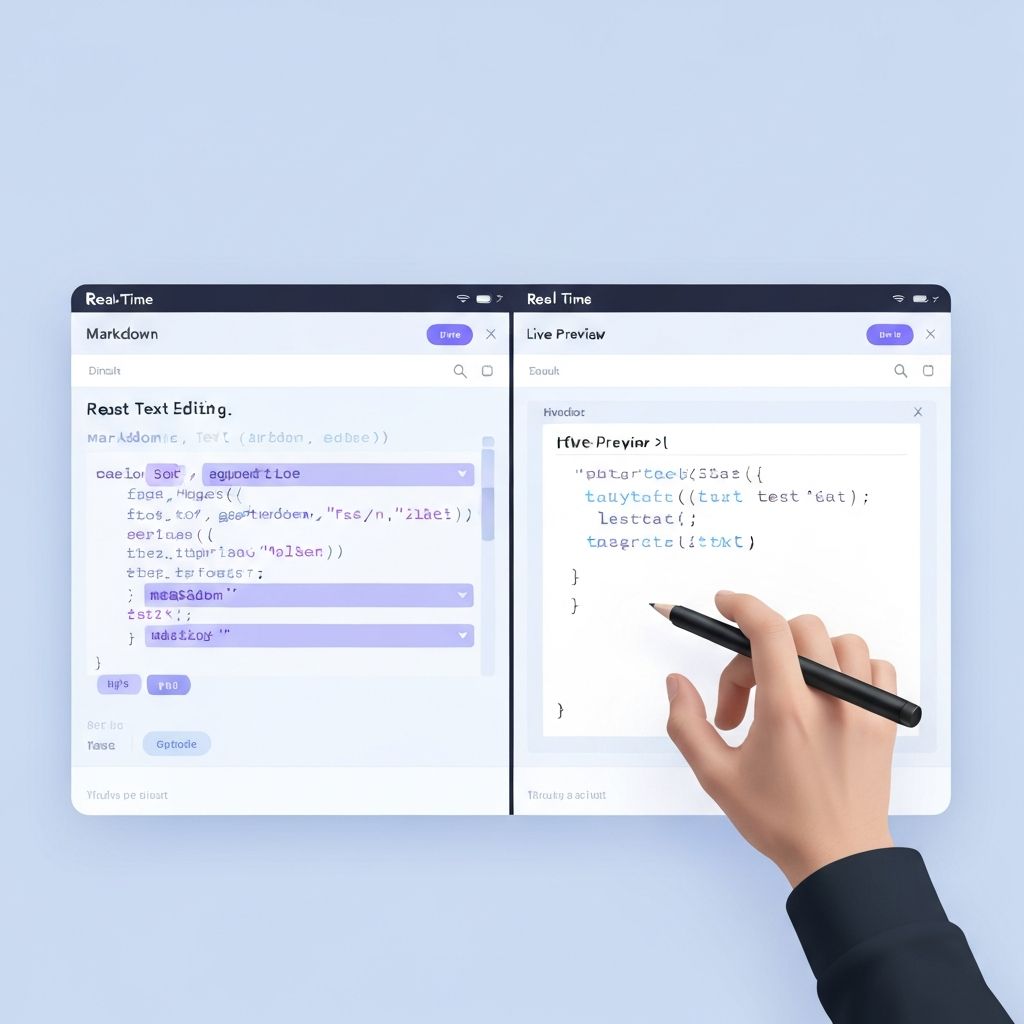 Markdown Live Preview Online Editor - Real-time editing